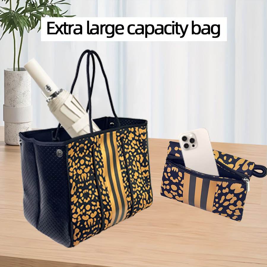 Leopard print bag