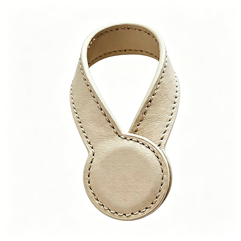 Multi purpose leather magnetic cap clip