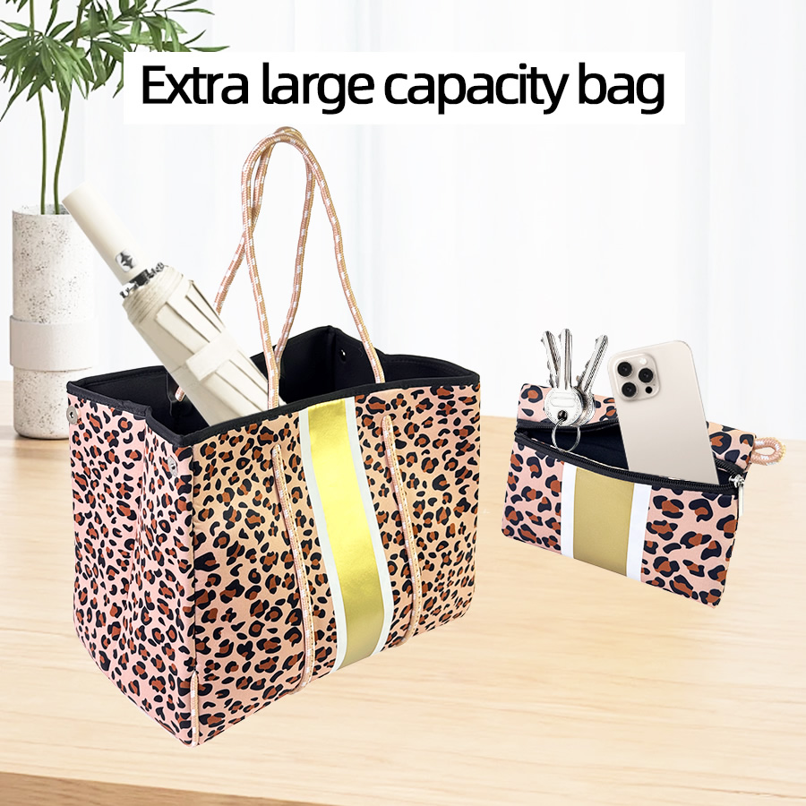 Leopard print bag
