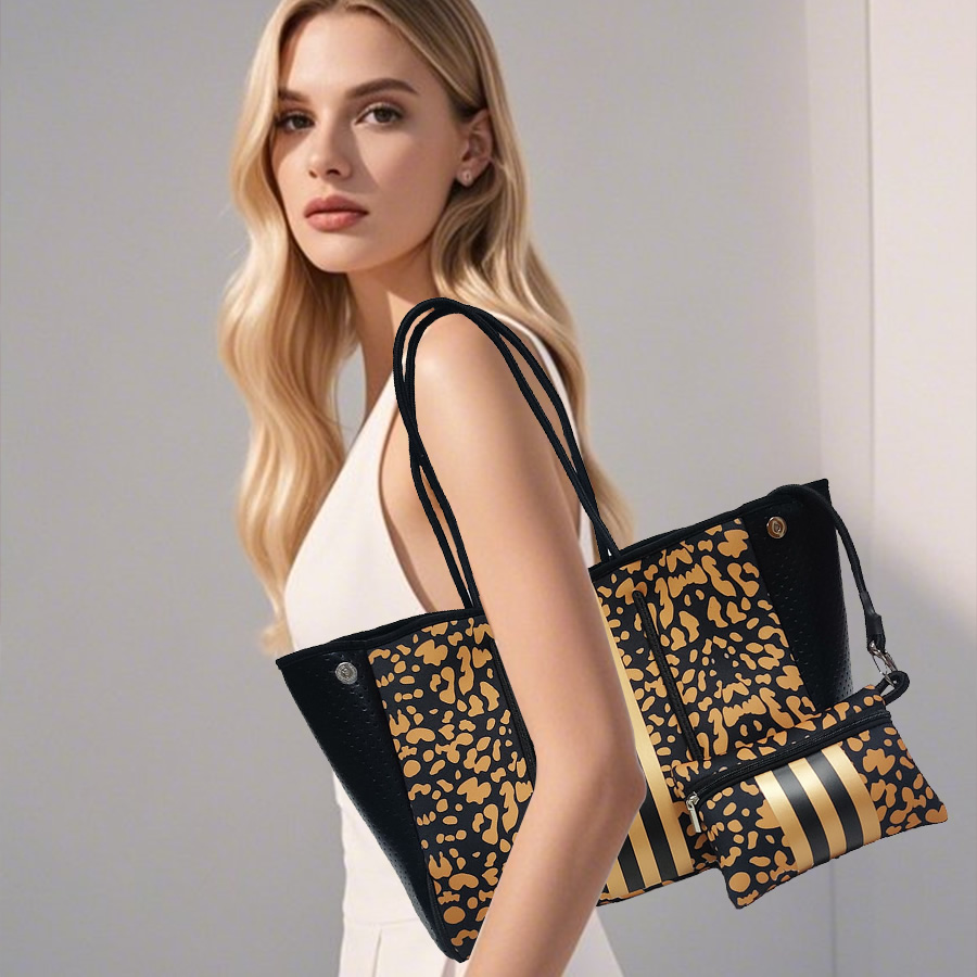 Leopard print bag